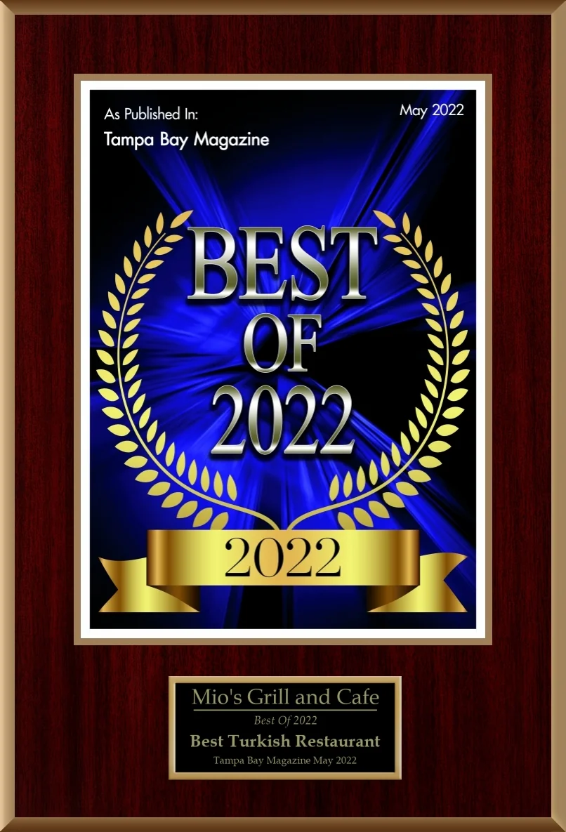 Mio's Grill & Cafe ‘Best of’ 2022 award badge
