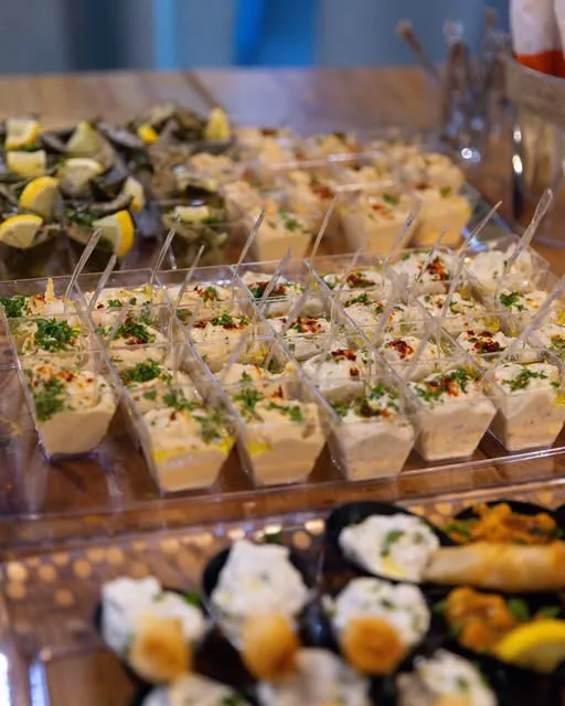 Catering spread at Mio's Grill & Cafe